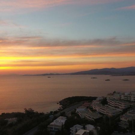 Saronida Summer Studio With Breathtaking View Lagonisi Exterior foto