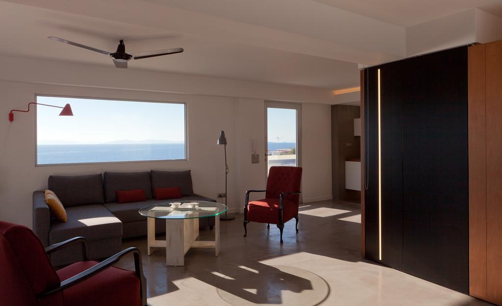 Saronida Summer Studio With Breathtaking View Lagonisi Exterior foto