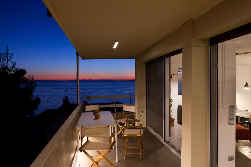 Saronida Summer Studio With Breathtaking View Lagonisi Exterior foto